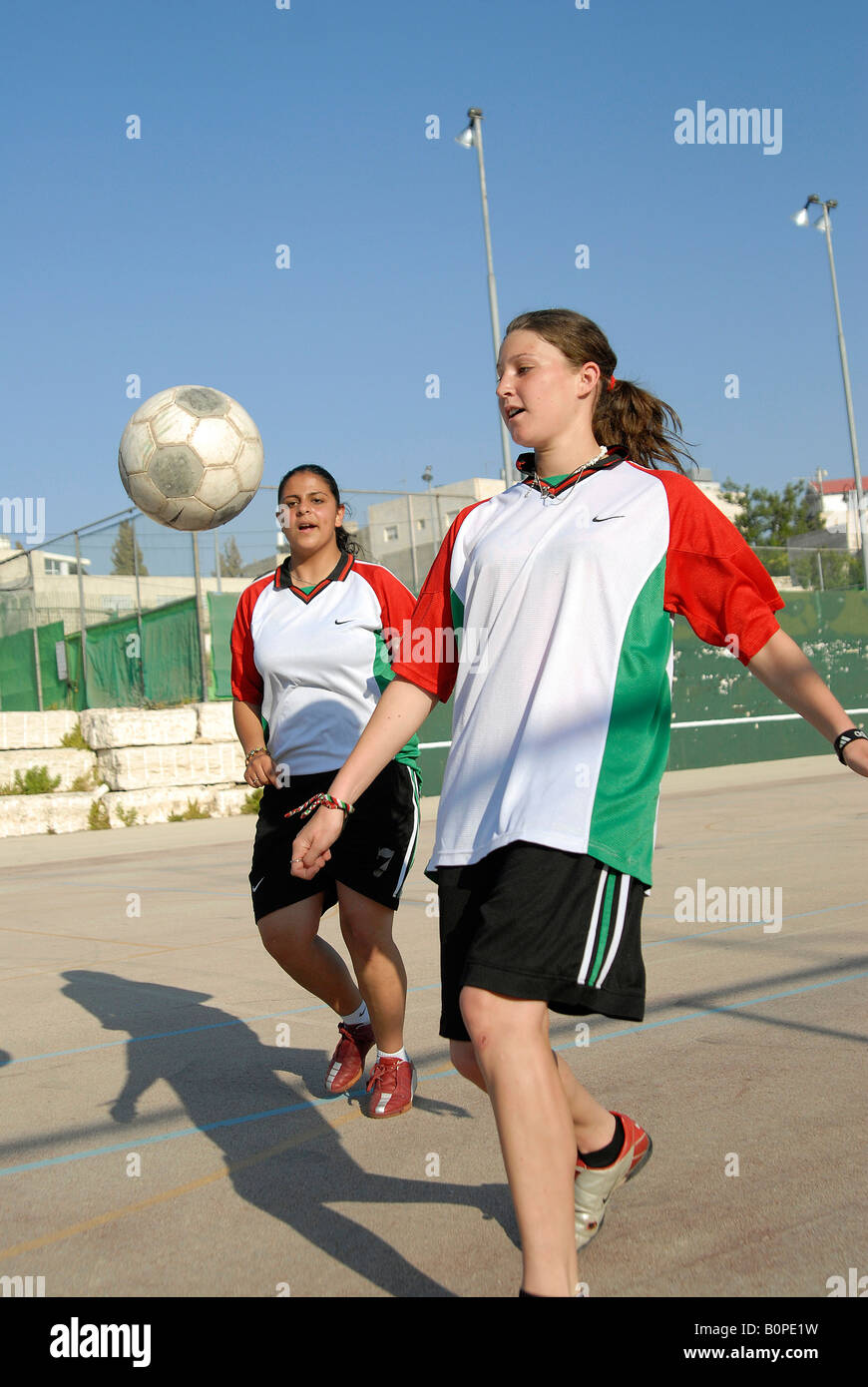 Palestine Women Football Team High Resolution Stock Photography and