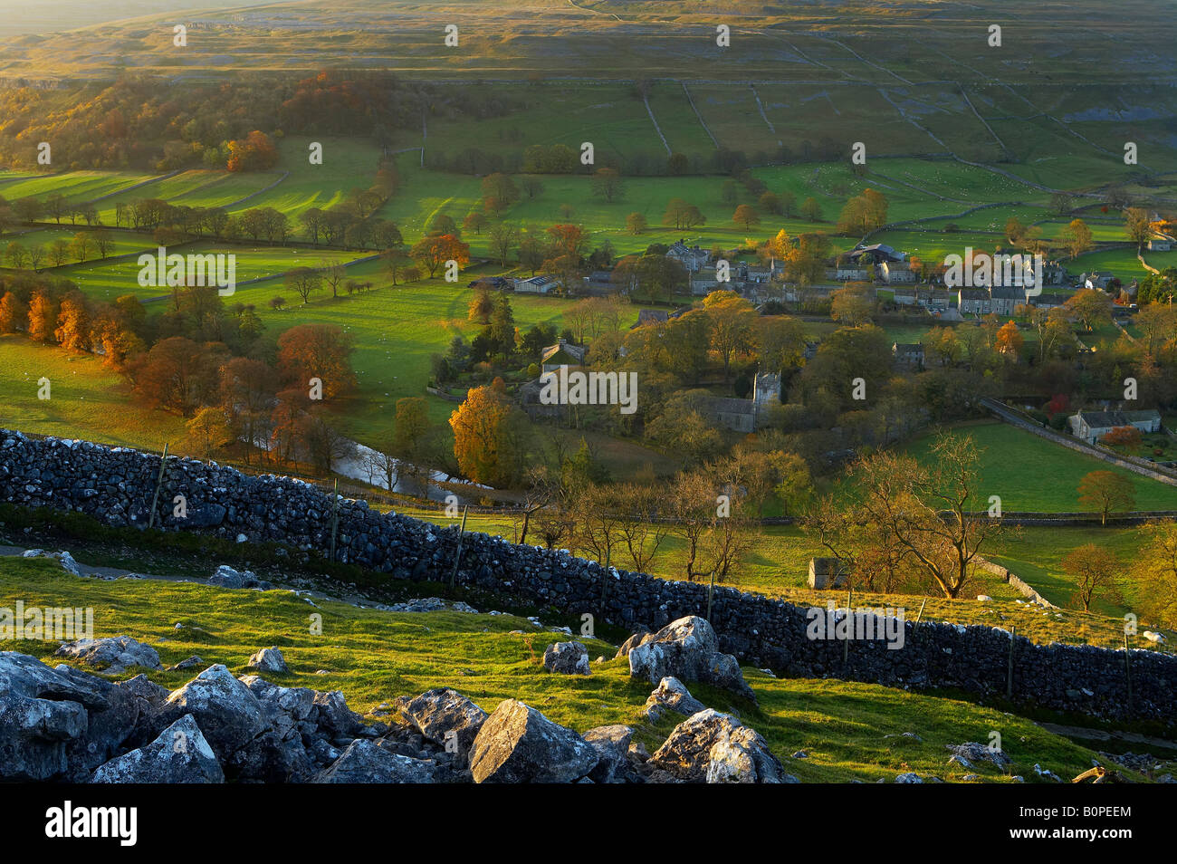 autumn colours at Arncliffe, Littondale, Yorkshire Dales National Park
