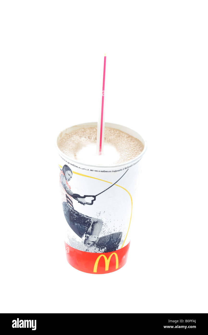 Mcdonalds milkshake Cut Out Stock Images & Pictures - Alamy