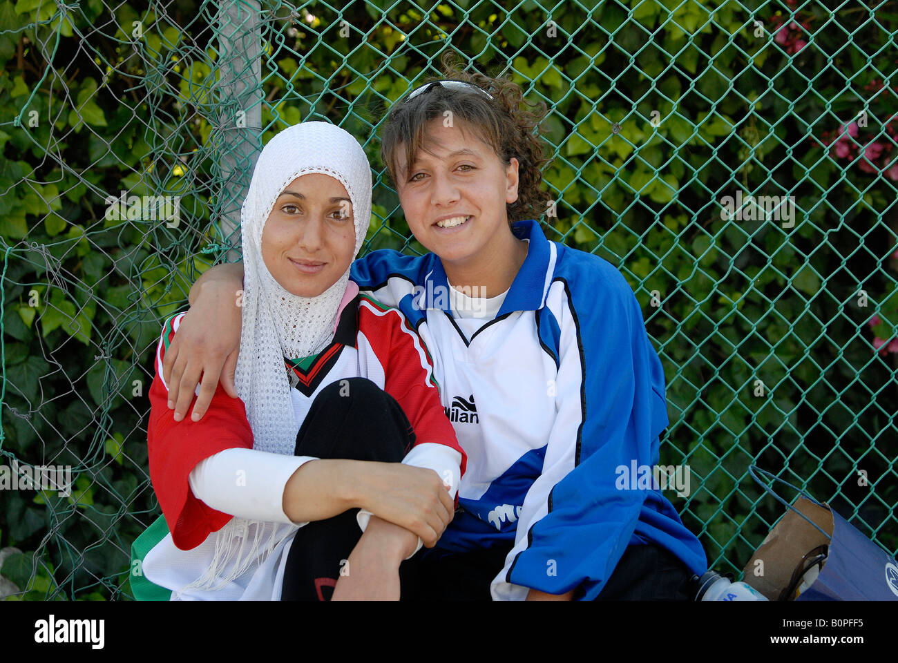 Palestine Women Football Team High Resolution Stock Photography and