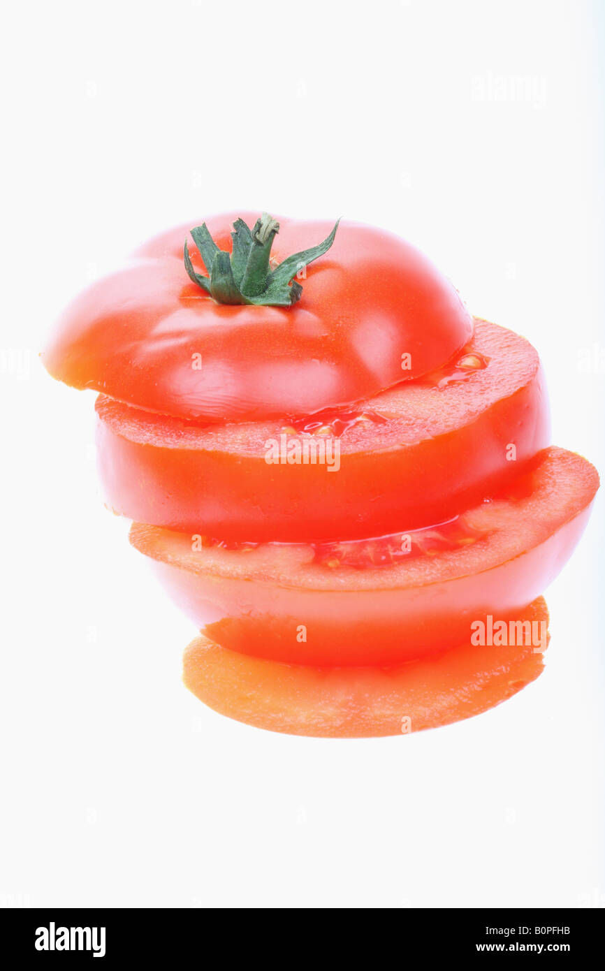Tomato sliced Cut Out Stock Images & Pictures - Alamy