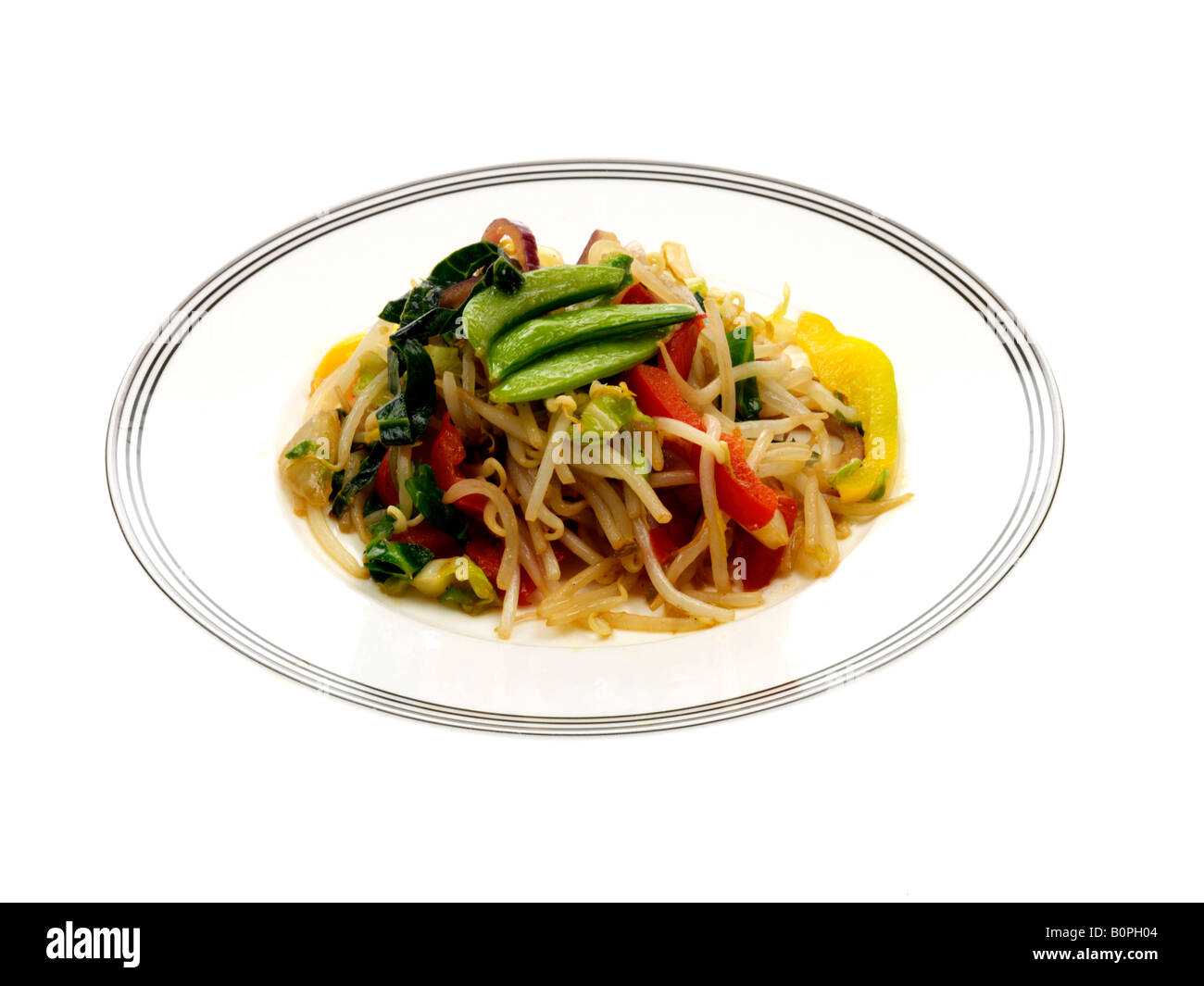 Stir Fried Vegetables with Soy Sauce Stock Photo - Alamy
