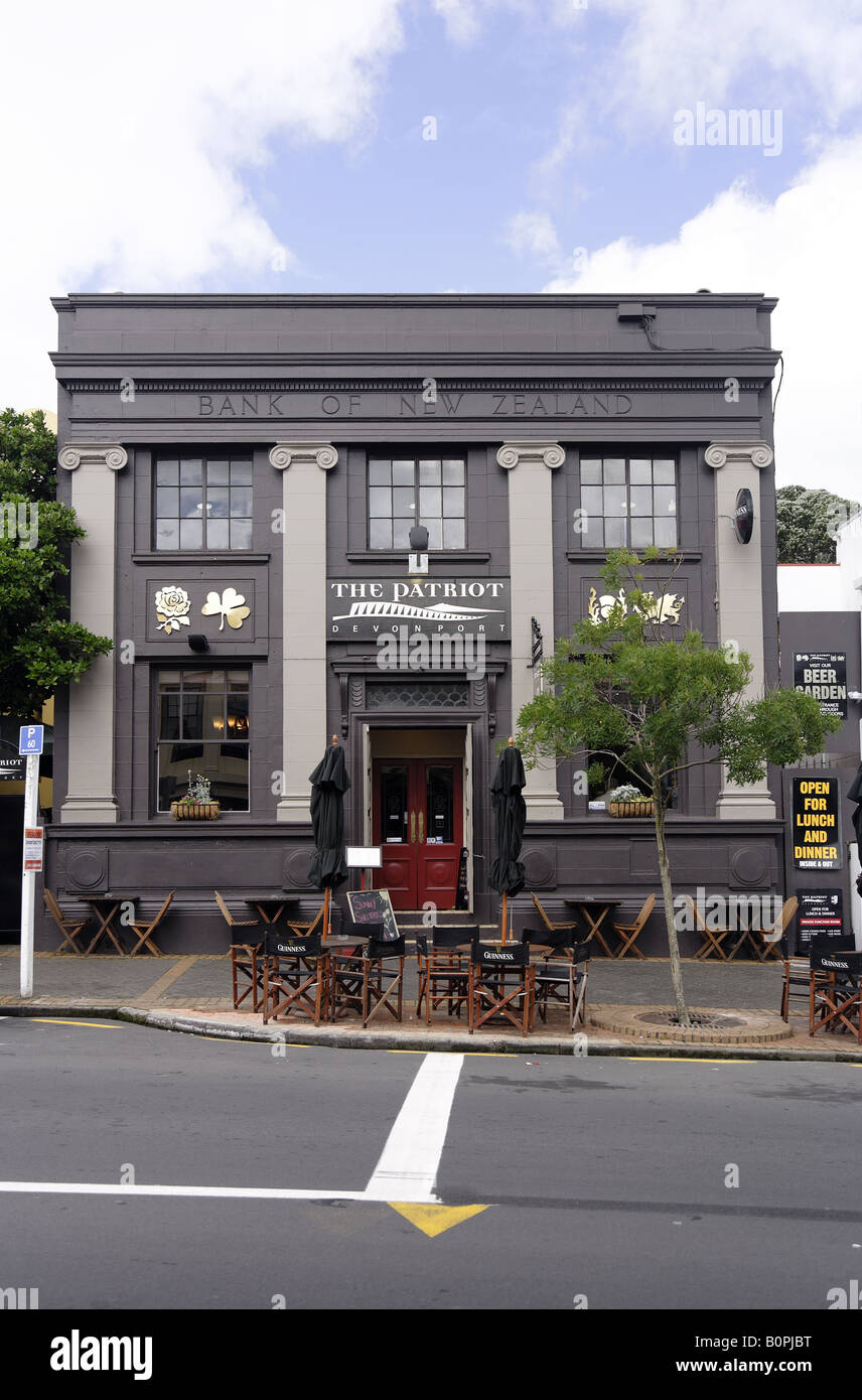 Shops and restaurants in Devonport, New Zealand Stock Photo Alamy