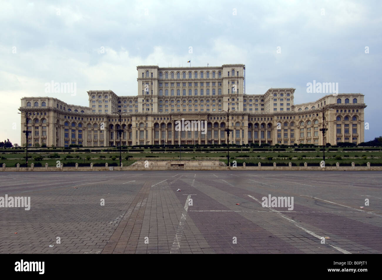Palace of the Parliament, Bucharest Stock Photo