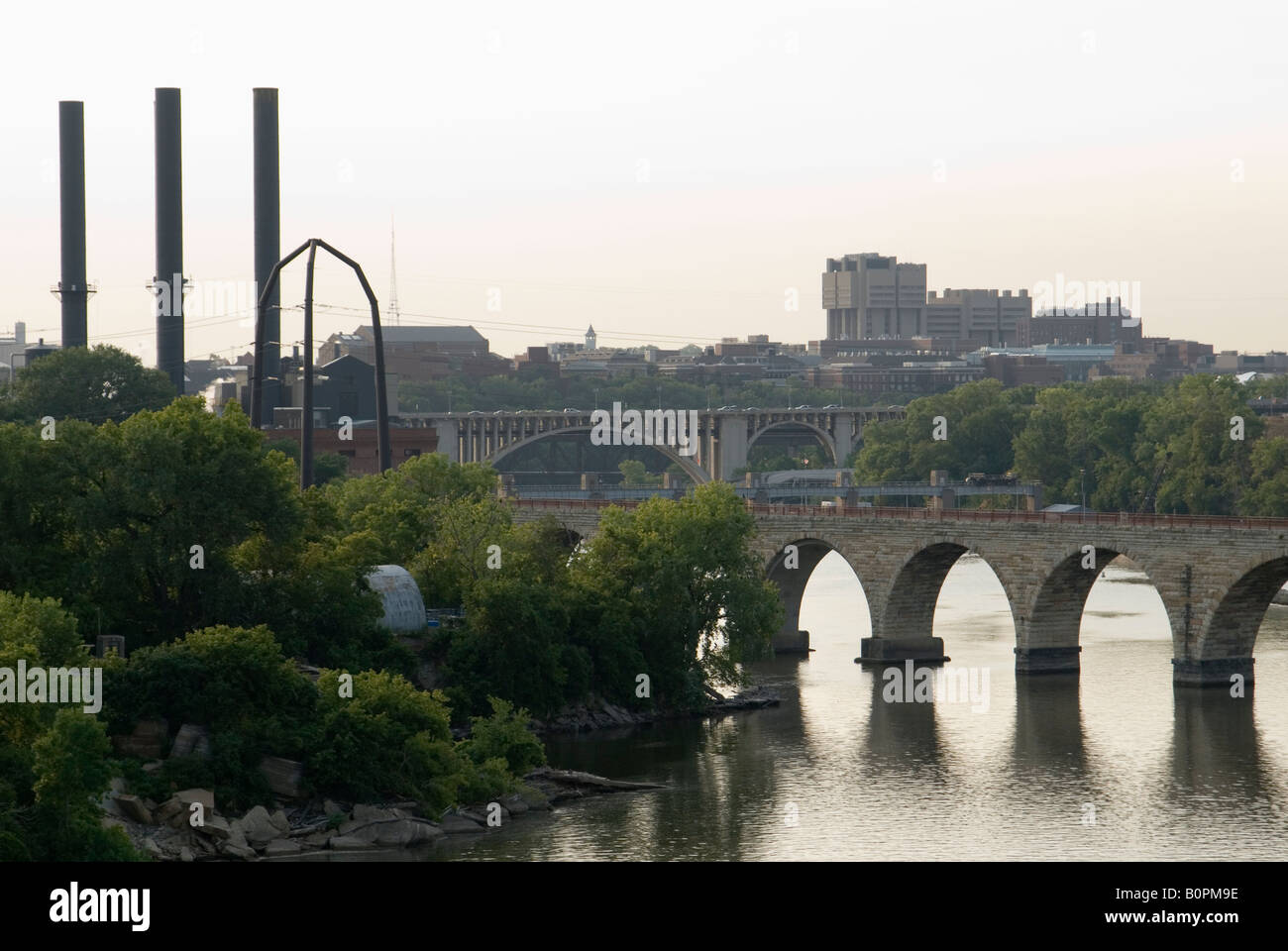 Mississippi river bridge collapse hires stock photography and images