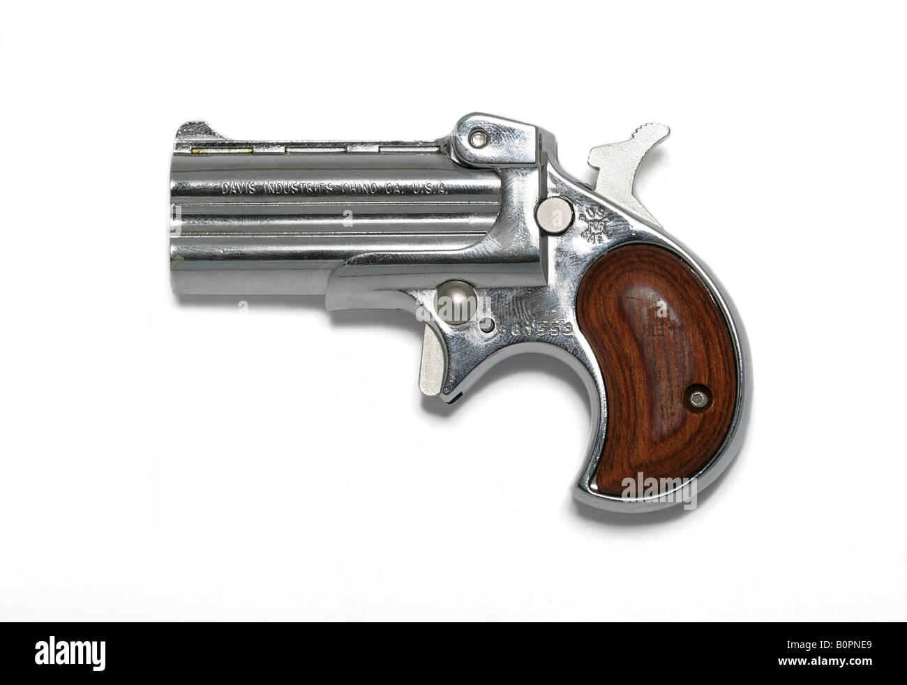 Derringer 7.65 handgun hand gun pistol Stock Photo