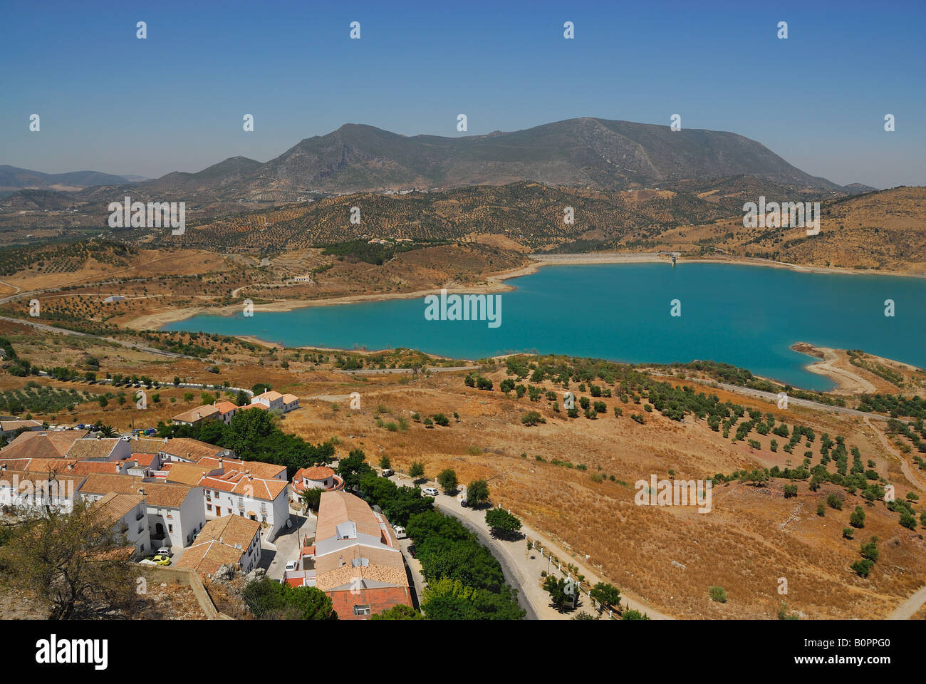 Zahara de la Sierra,Andalusia Stock Photo - Alamy