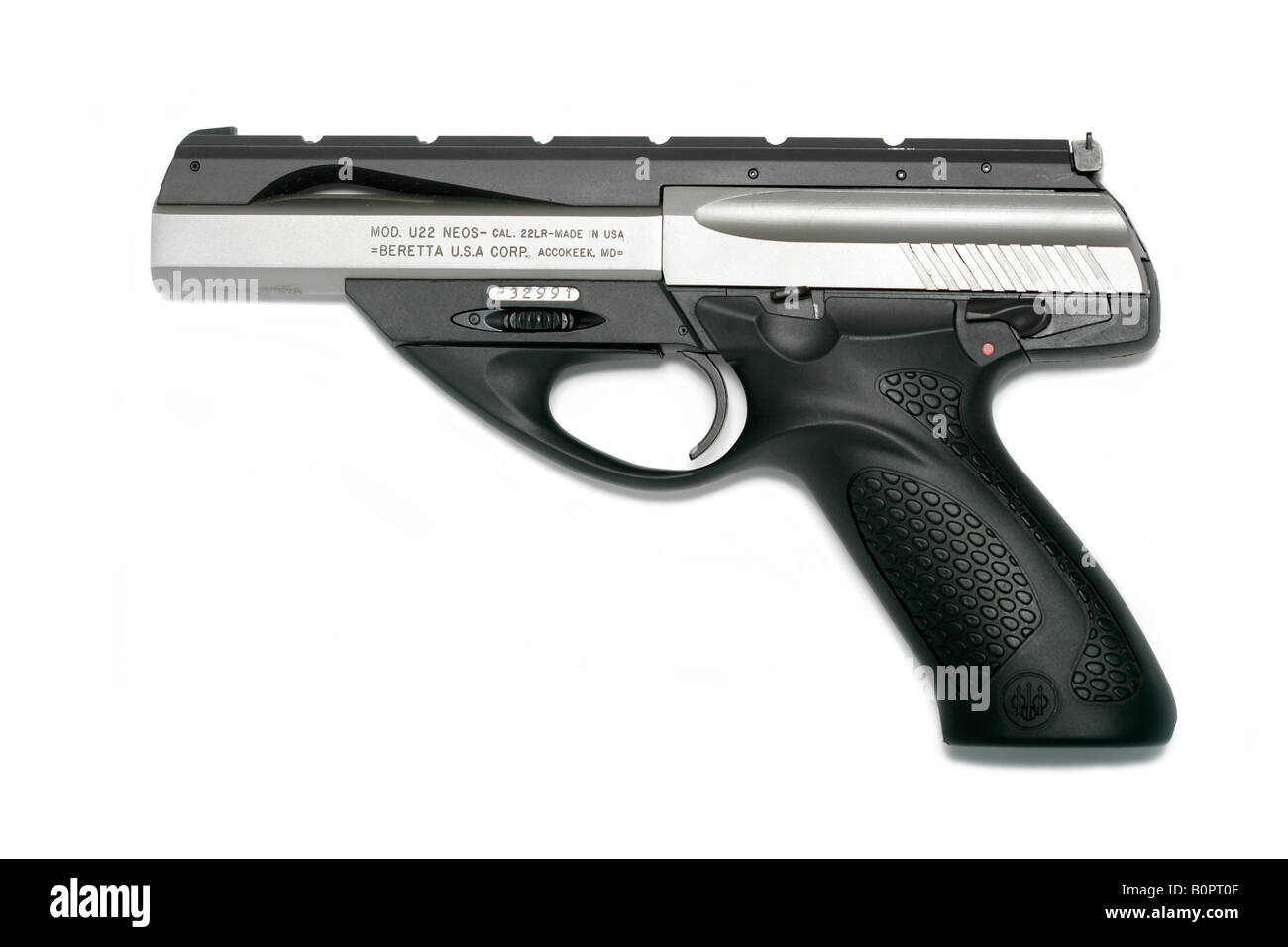 Pietro Bertta U22 NEOS B/W pistol handgun hand gun Stock Photo