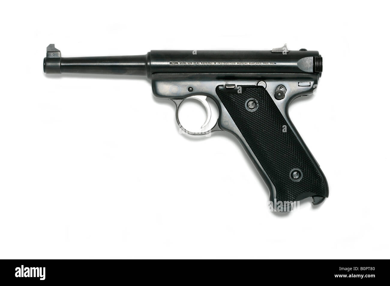 Ruger MK 4.22 hand gun handgun pistol Stock Photo
