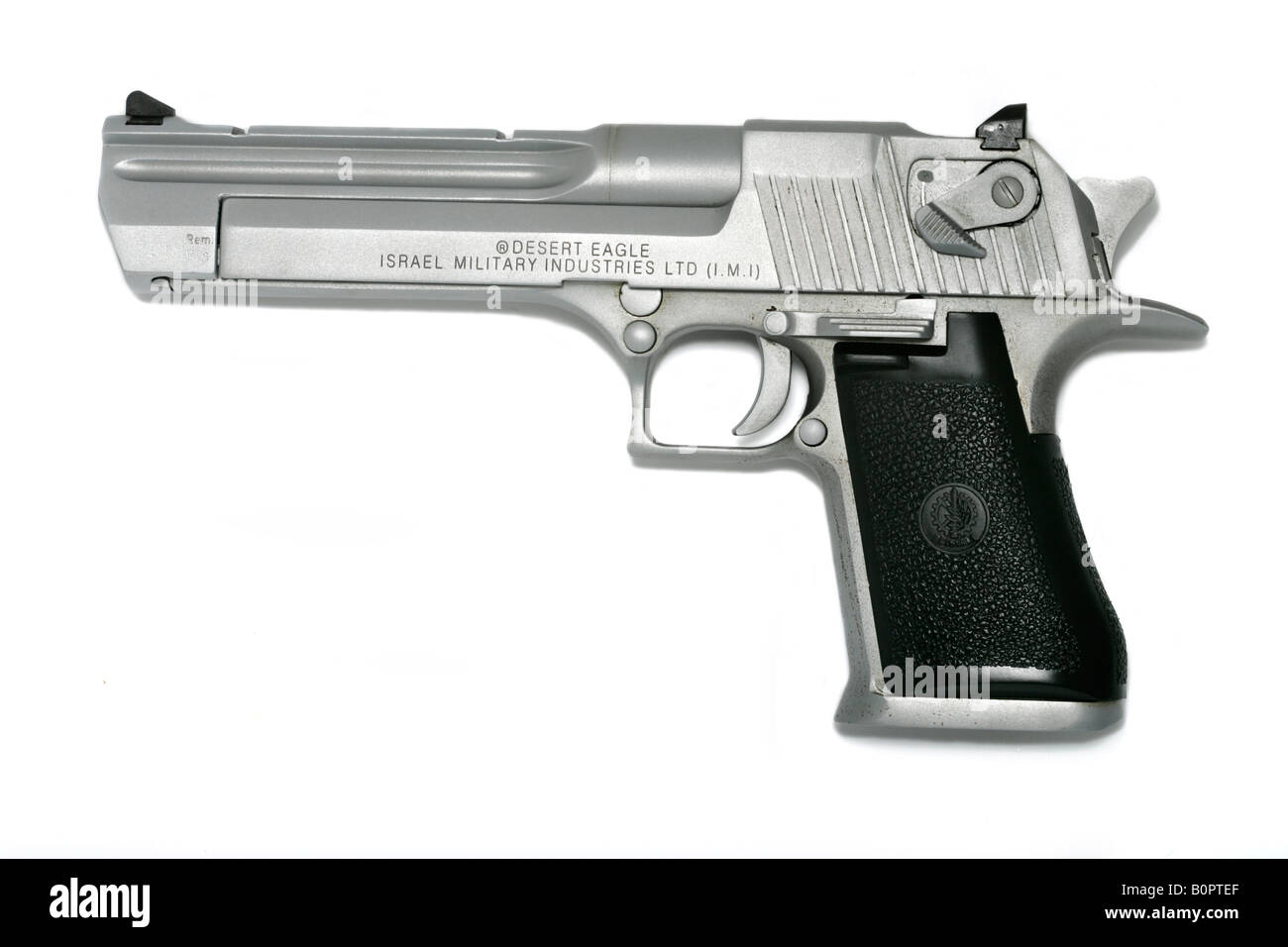 Desert Eagle Israel Military Industries Dez Eag 44 Stock Photo