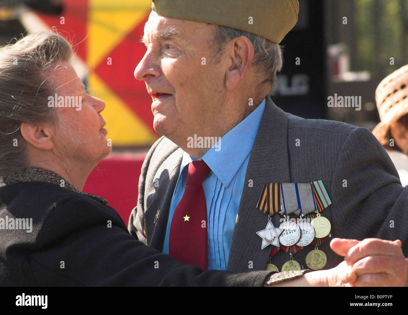 Celebration of Victory Day in Moscow in Gorky park Stock Photo - Alamy