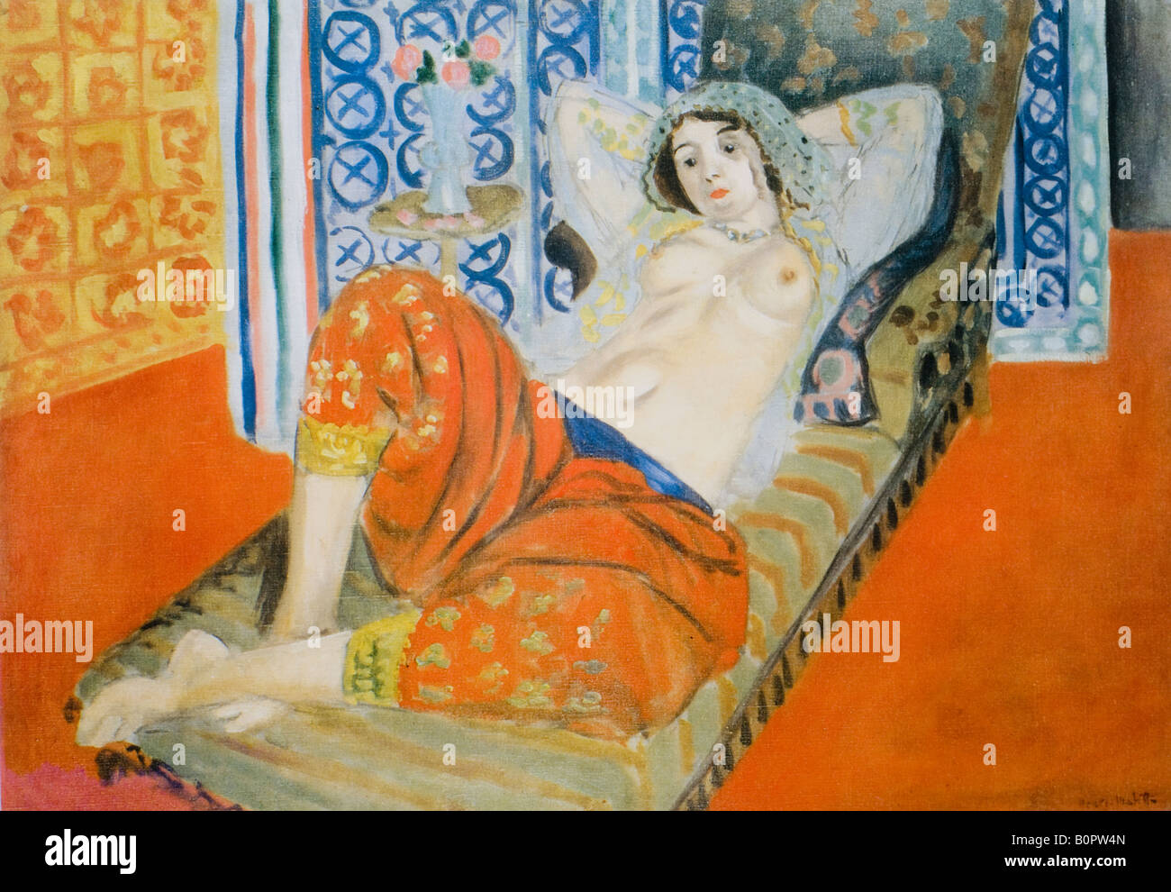 Odalisque with Red Culotte 1921 Henri Matisse Stock Photo - Alamy