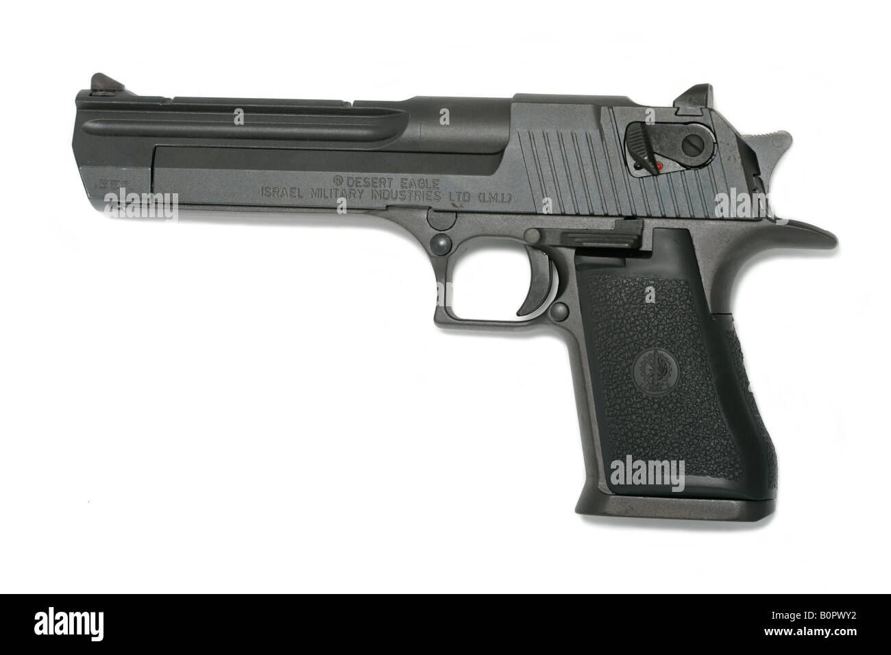 Desert Eagle 357 Israel Military Industries Ltd pistol handgun hand gun Stock Photo