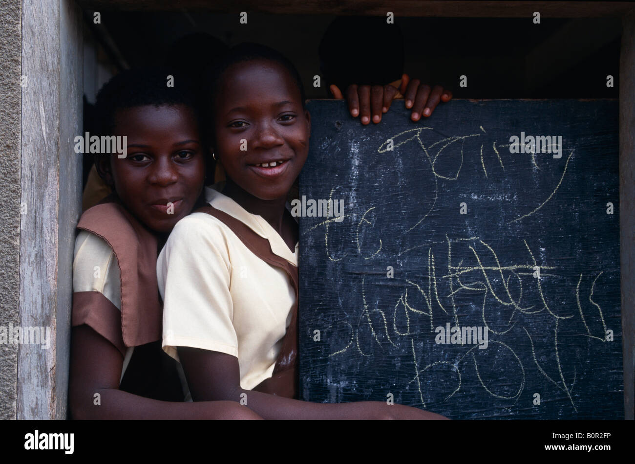 Okuapemman School Akropong in Ghana Stock Photo