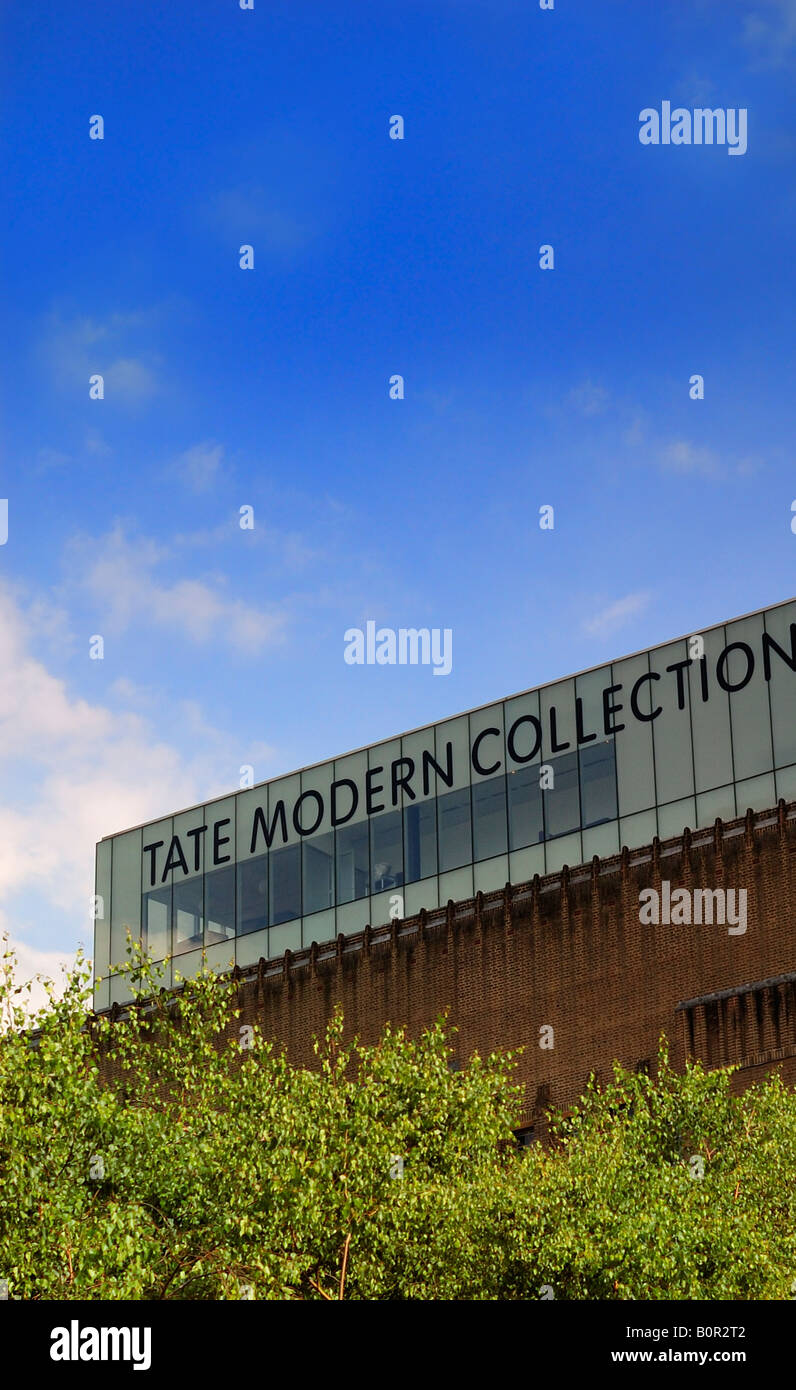 The Tate Modern Art Gallery London Britain Stock Photo