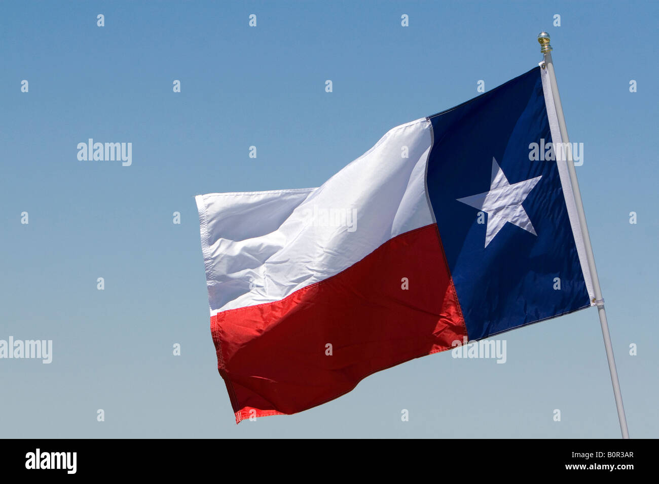 The Flag of Texas Stock Photo
