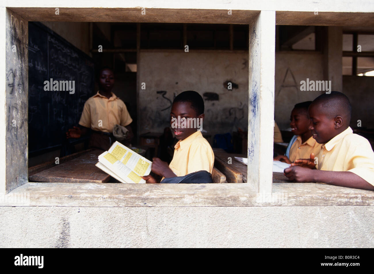 Okuapemman School Akropong in Ghana Stock Photo