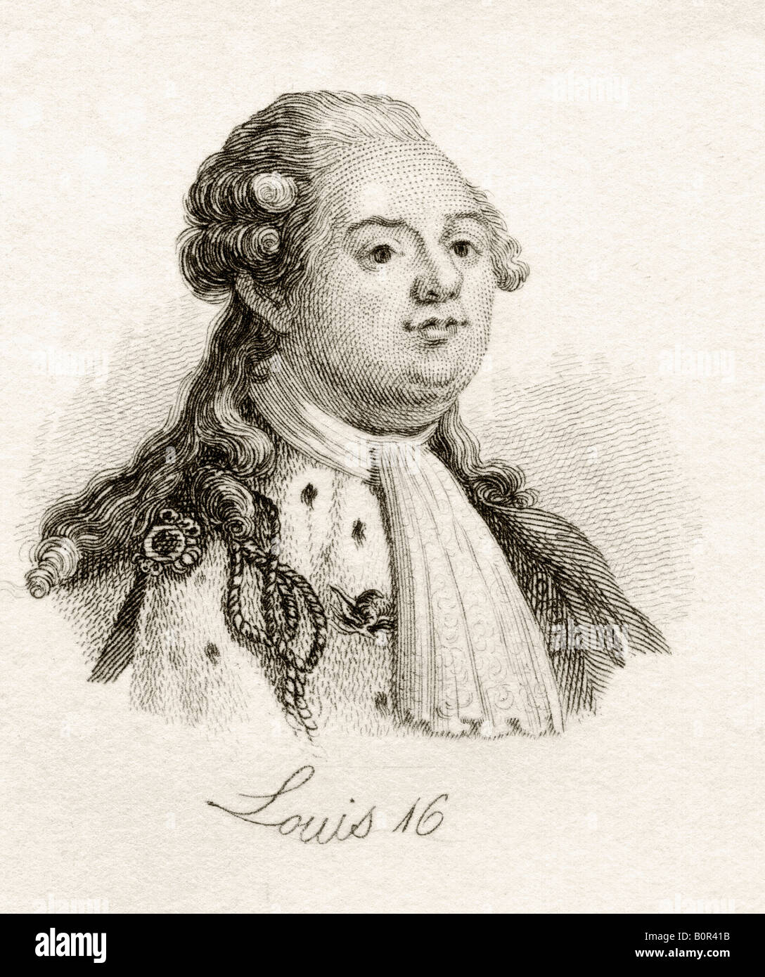 Portrait Of The King Louis Xvi Stock Photos & Portrait Of The King Louis Xvi Stock Images - Alamy