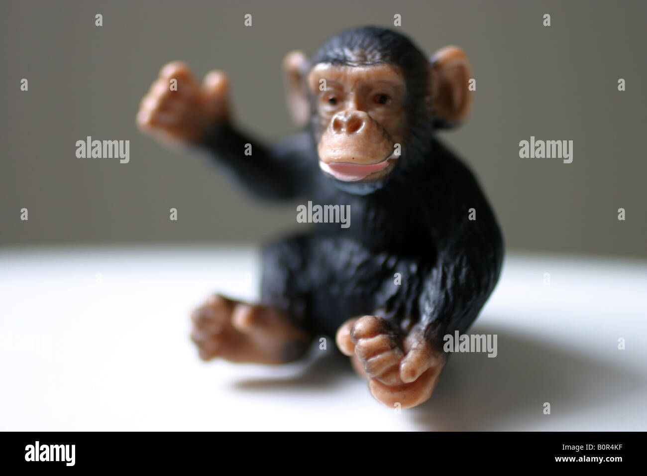 Toy Monkey Figurine Stock Photo Alamy