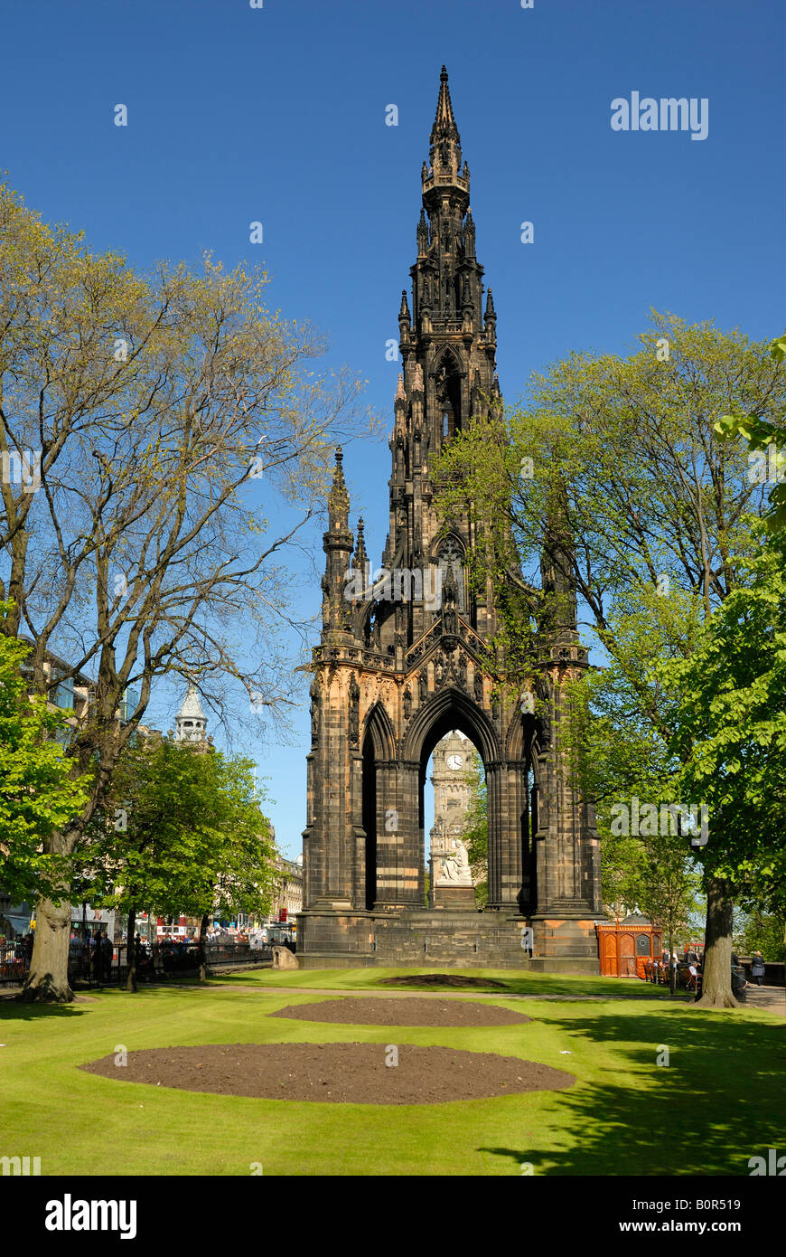 The Scott Monument, Princes Street Gardens, Edinburgh Stock Photo Alamy
