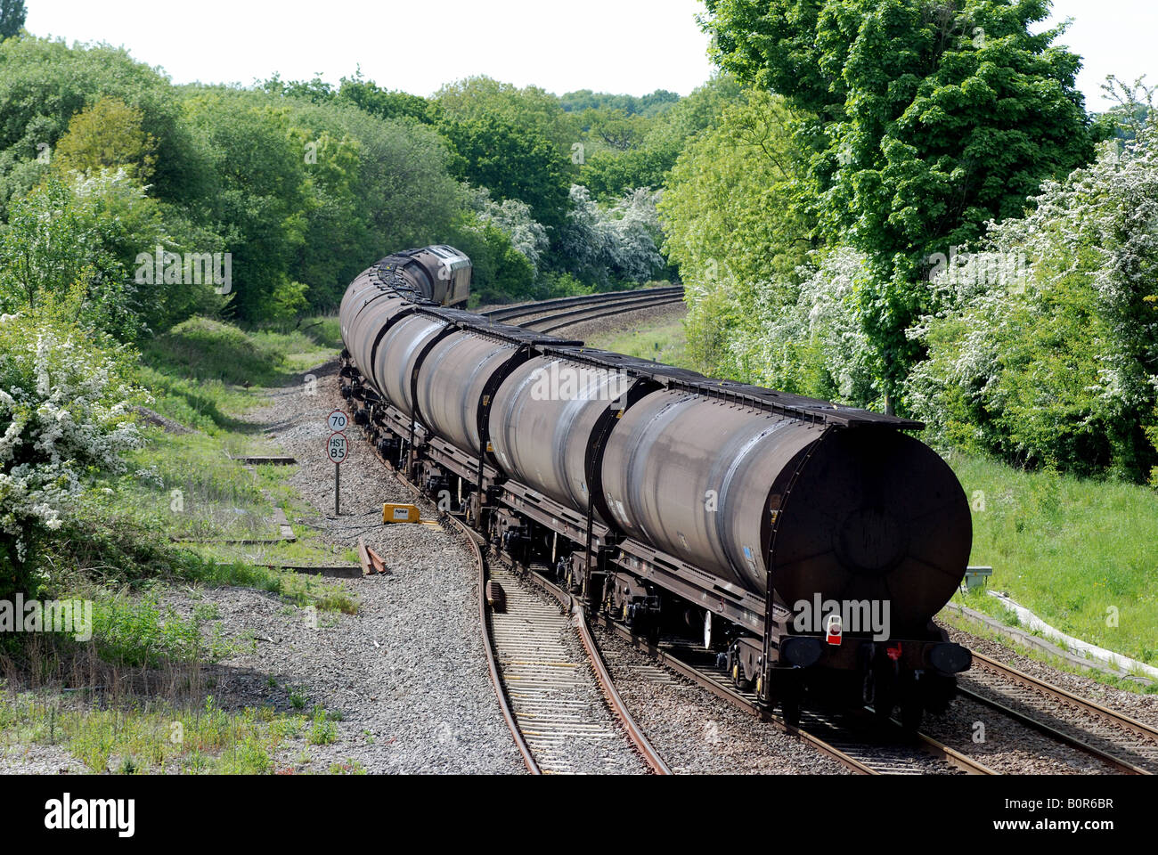 Oil train, UK Stock Photo Alamy
