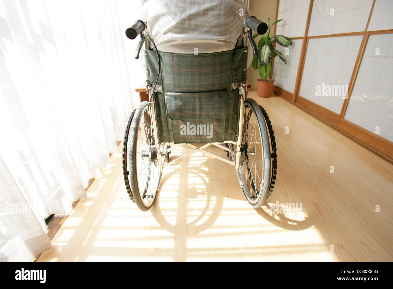 Elderly person in wheelchair hi-res stock photography and images - Alamy