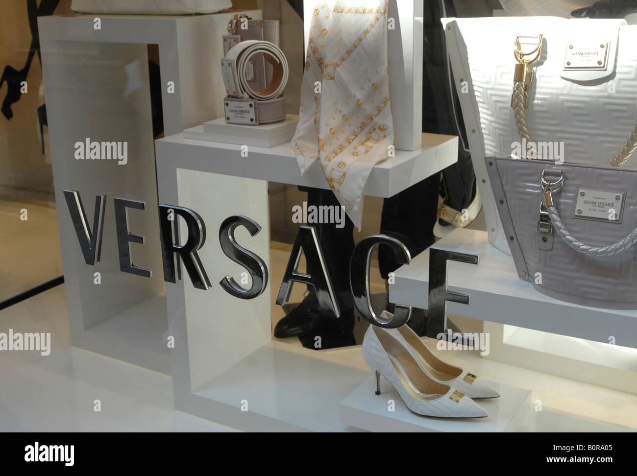 window of Versace shop, via Condotti ,Roma, Italy Stock Photo - Alamy