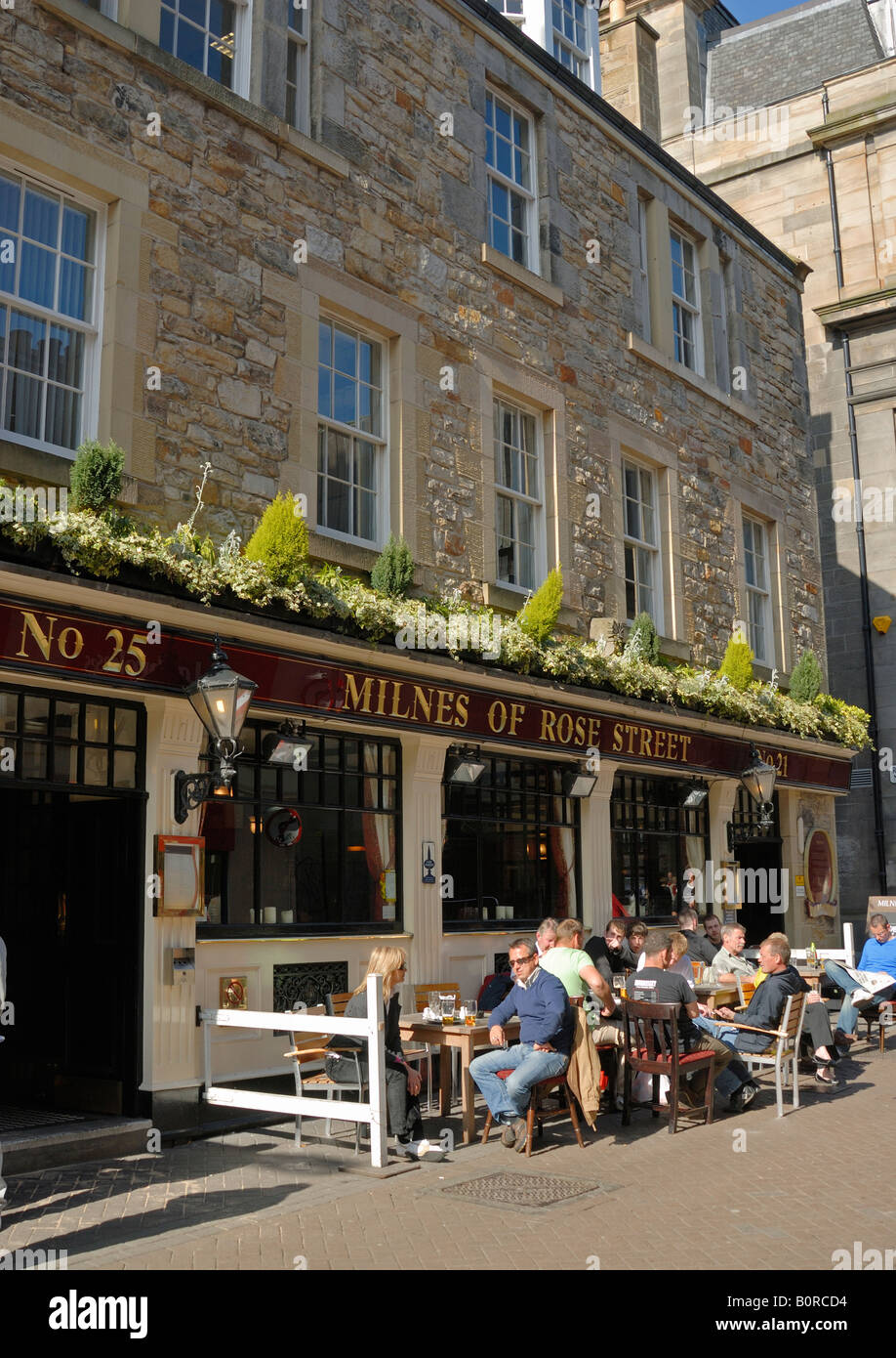 Milnes of Rose Street, New Town, Edinburgh Stock Photo