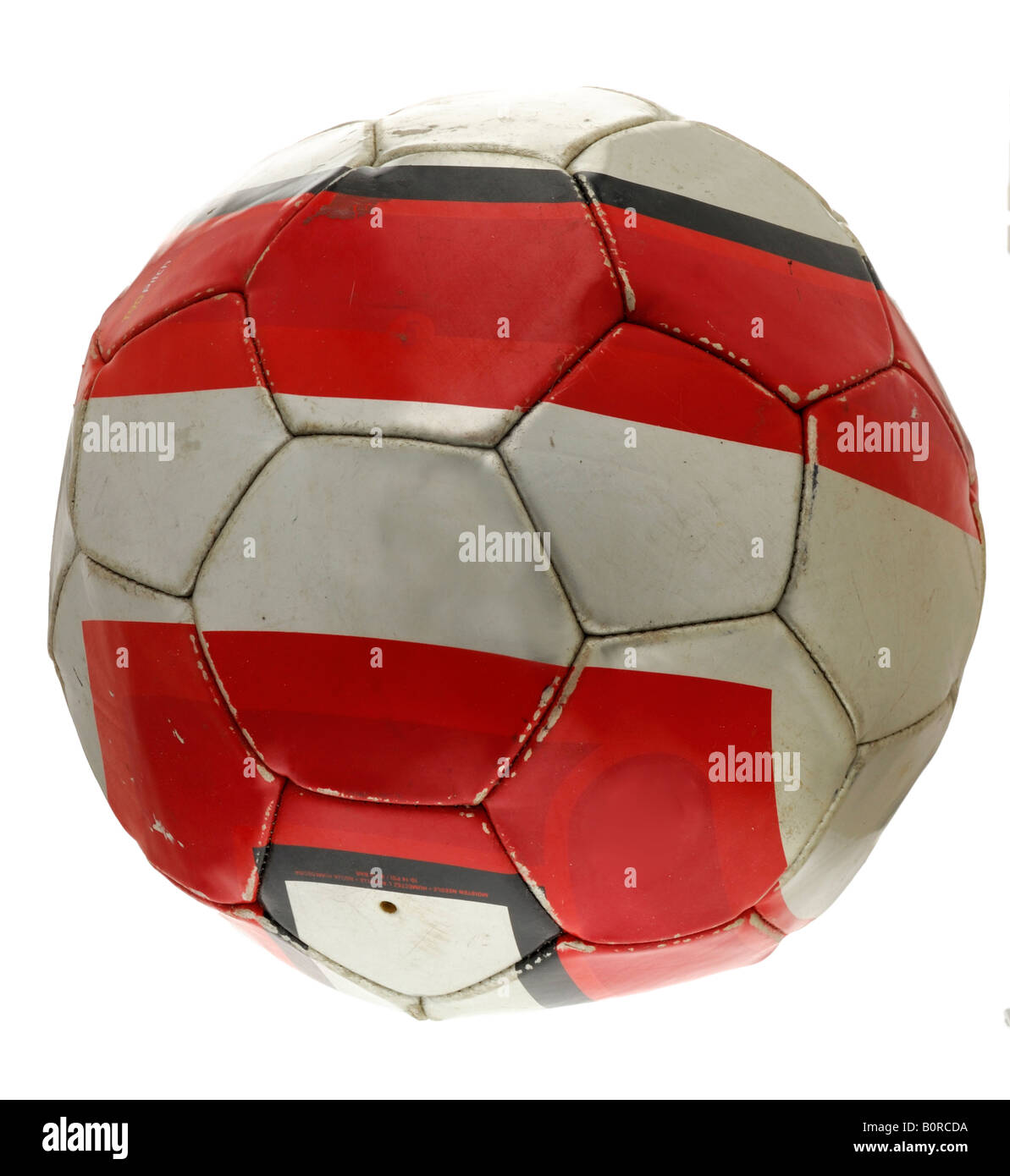 Old Worn Leather Football Stock Photo Alamy