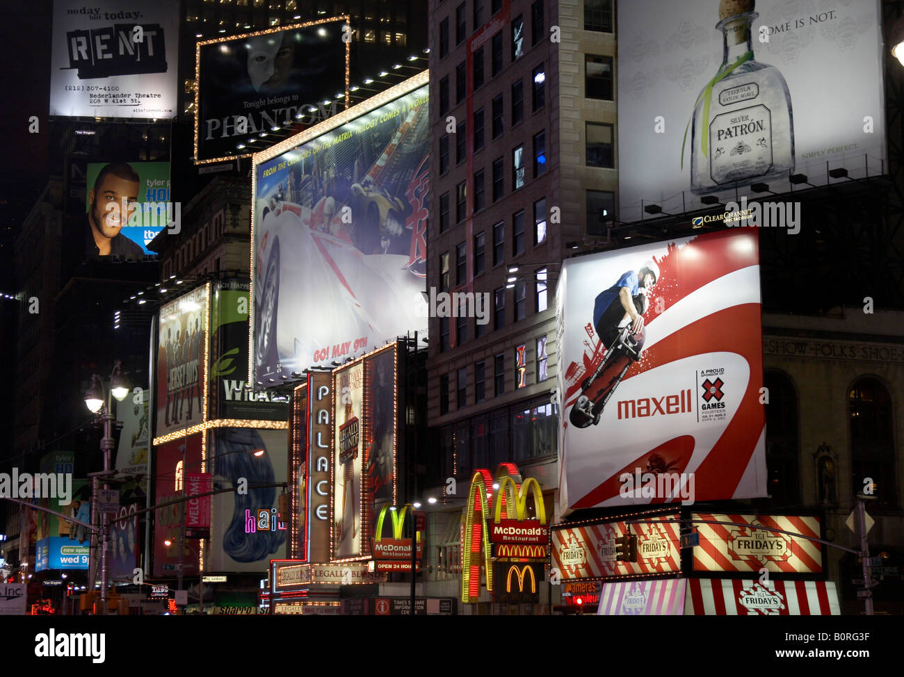Billboards at Times Square, New York City Stock Photo Alamy