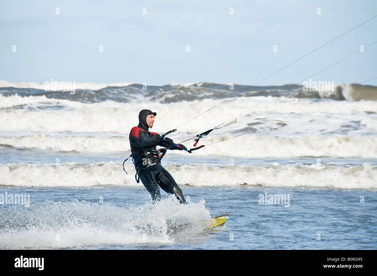 Parachute surfer hi res stock photography and images Alamy