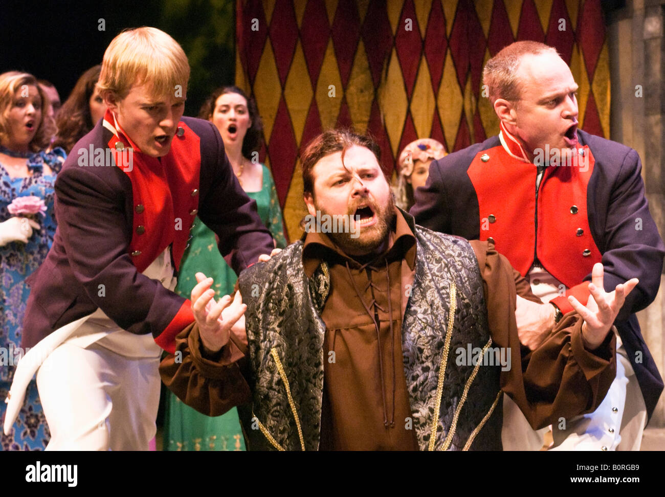 Scene from the opera "Bohemian Girl Stock Photo Alamy