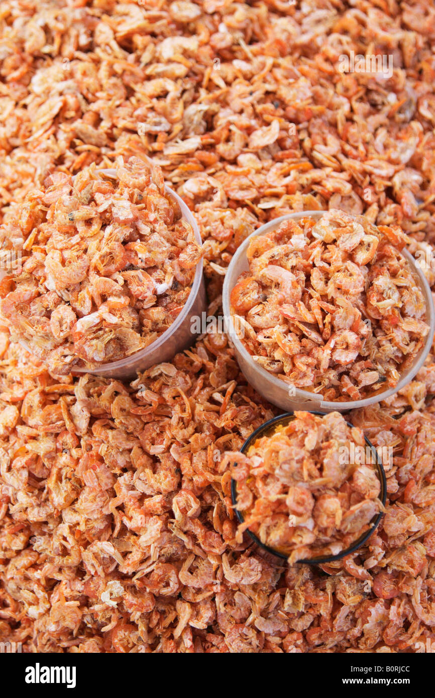 Dried Shrimp For Sale At Market, Brunei Stock Photo Alamy