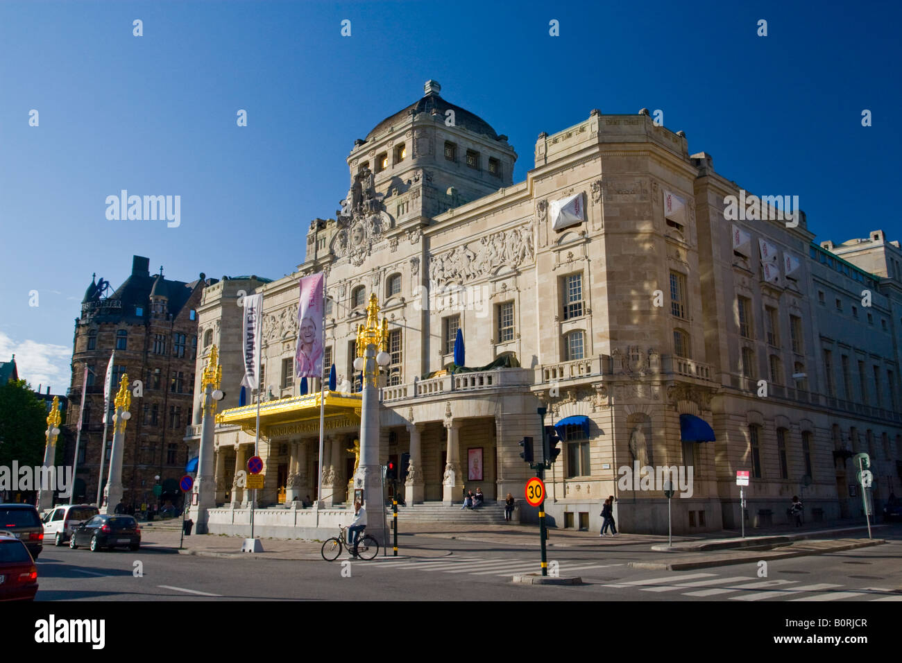 Dramaten, the Royal dramatic Theater, Stockholm, Sweden Stock Photo