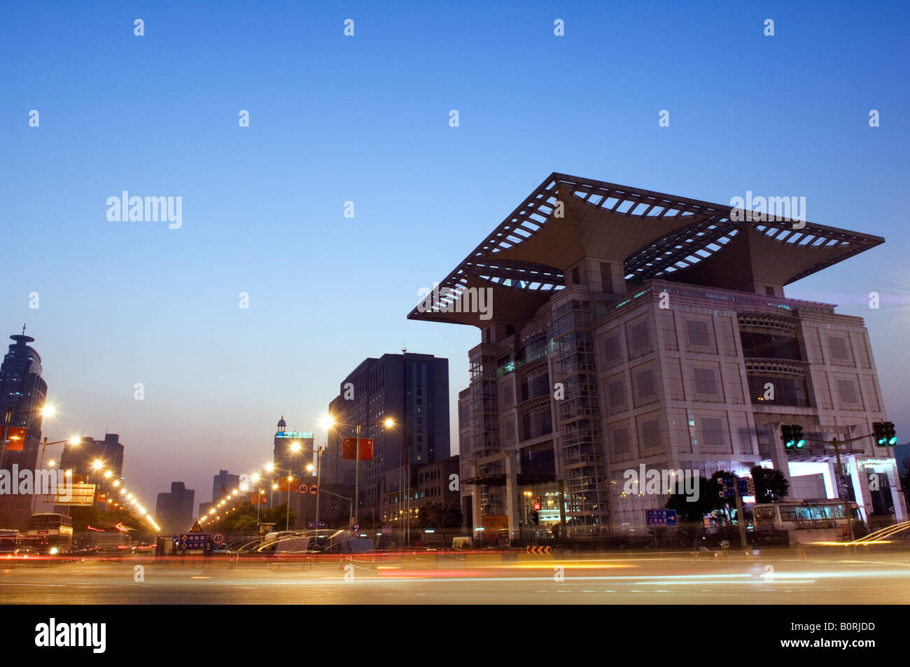 Shanghai Urban Planning Expo Exhibition Hall Shanghai China Stock Photo ...