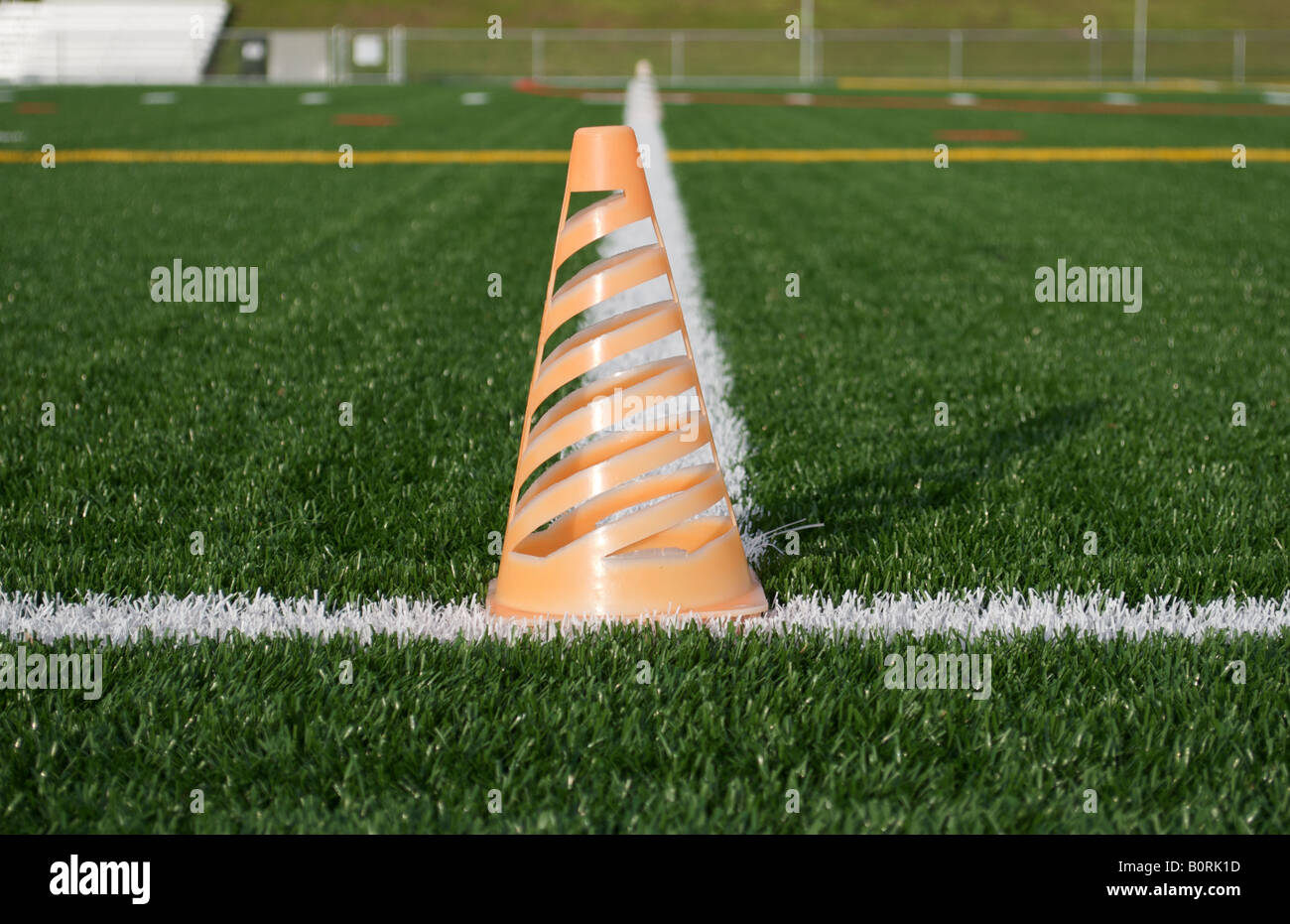 Football training cones Cut Out Stock Images & Pictures - Alamy