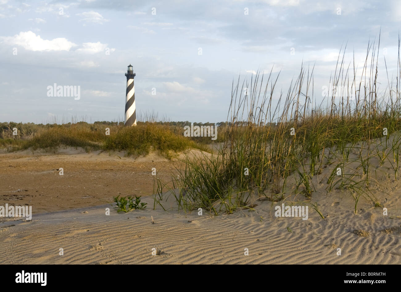 Sunrise, Cape Hatteras Lighthouse in North Carolina Stock Photo Alamy