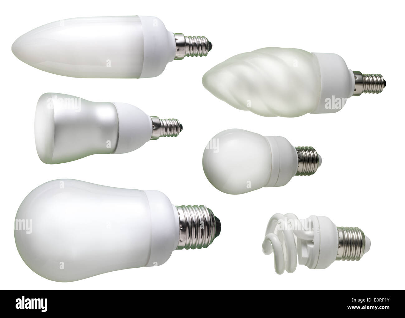 old fashioned energy saving light bulbs Stock Photo - Alamy