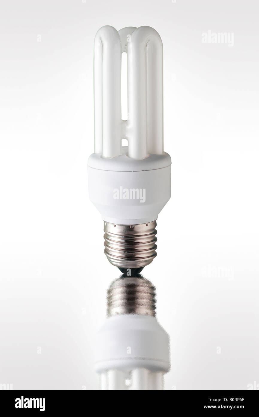 old fashioned energy saving light bulbs Stock Photo - Alamy