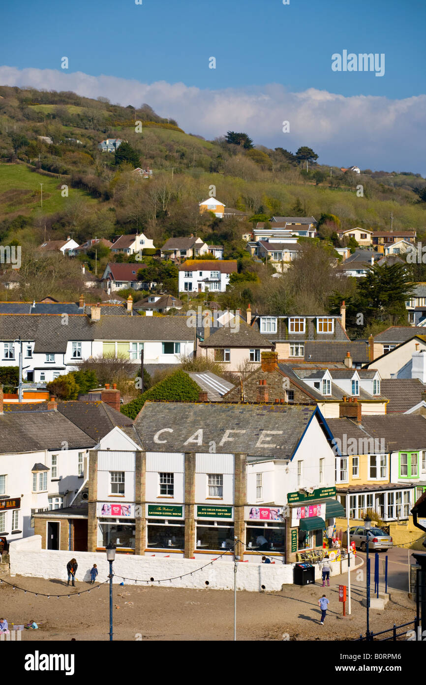 The village of Combe Martin North Devon UK Stock Photo Alamy