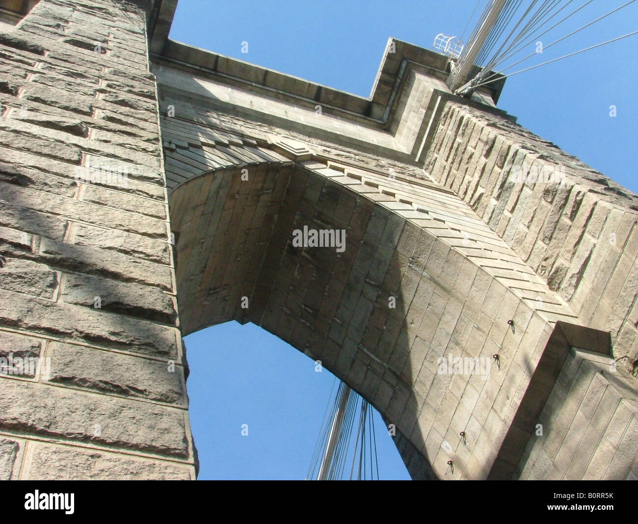 Brooklyn Bridge New York USA United States Manhattan Stock Photo