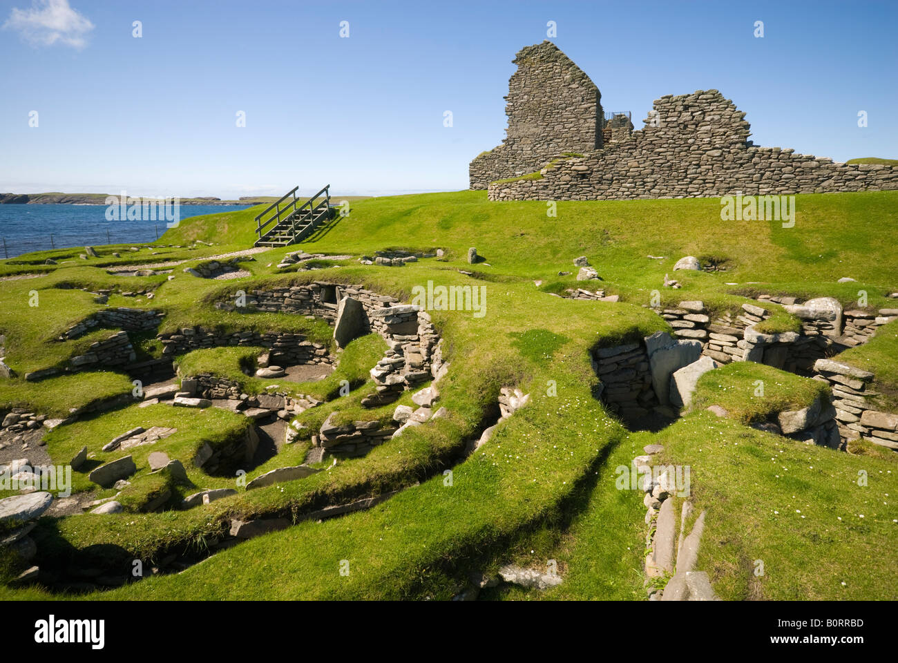 The prehistoric settlement of Jarlshof, near Sumburgh, Shetland Islands