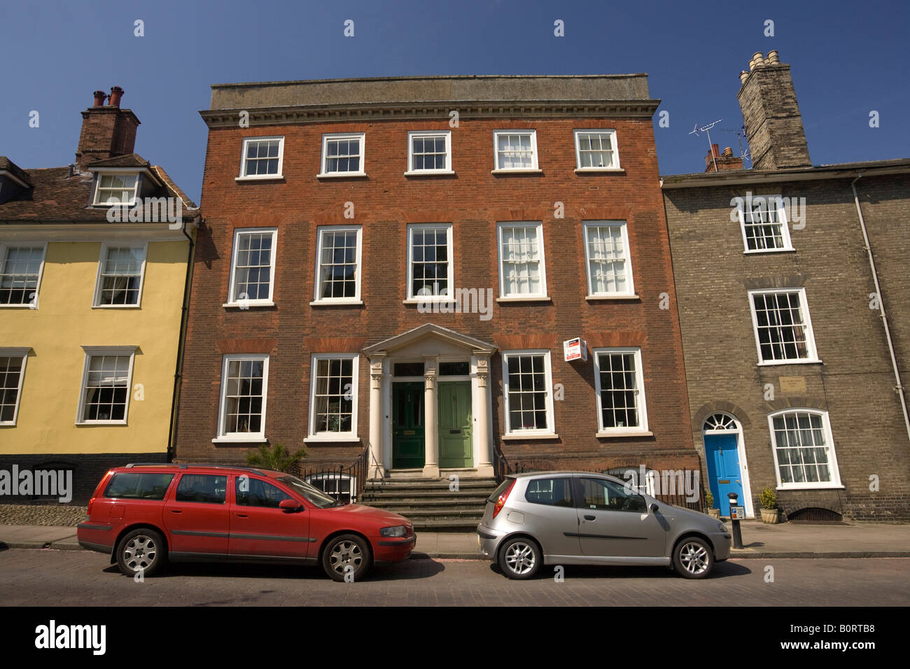 Crown Street in Bury St Edmunds Suffolk UK Stock Photo Alamy
