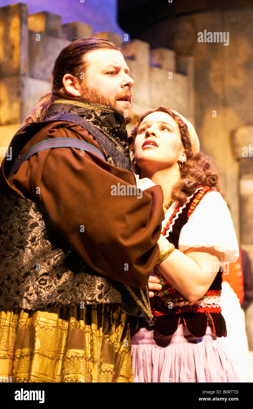 Scene from the opera "The Bohemian Girl Stock Photo Alamy