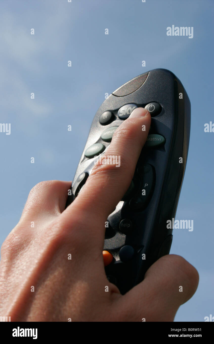 Sky television remote control Stock Photo Alamy