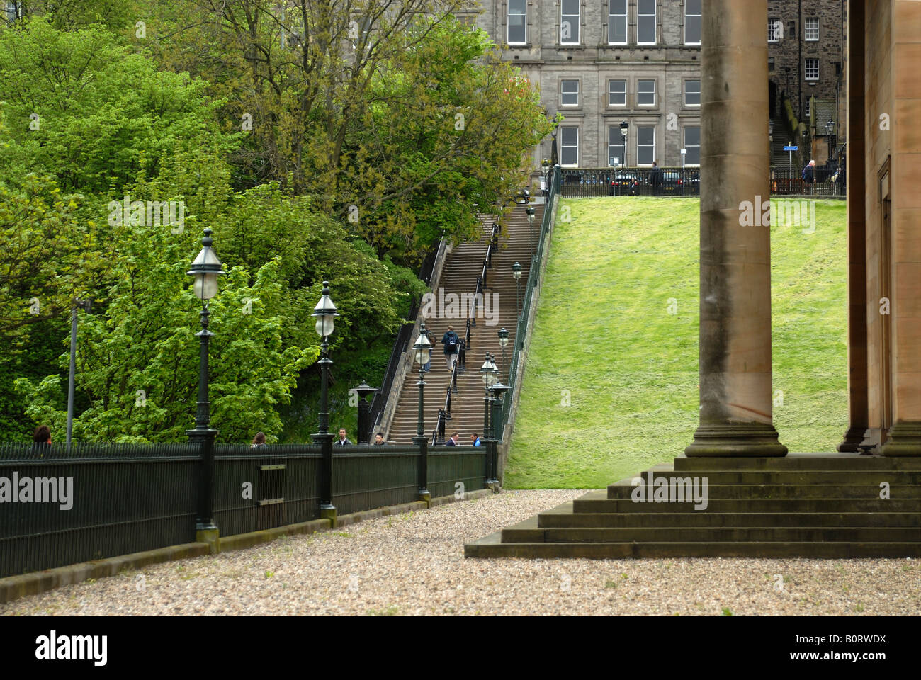 Playfair Steps, Edinburgh Stock Photo Alamy
