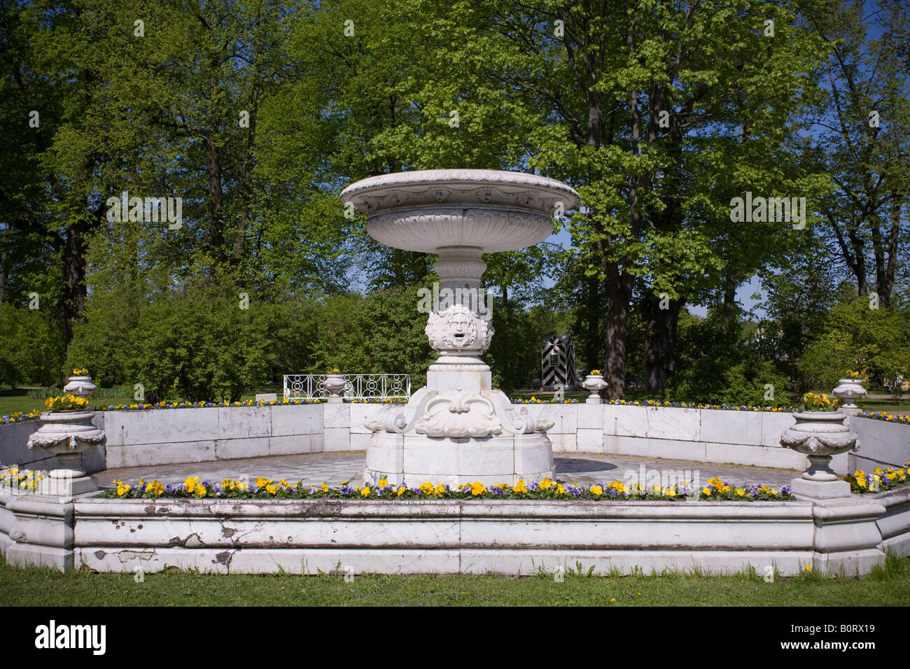 Tsarskoe Selo Catherine Park Pushkin Stock Photo