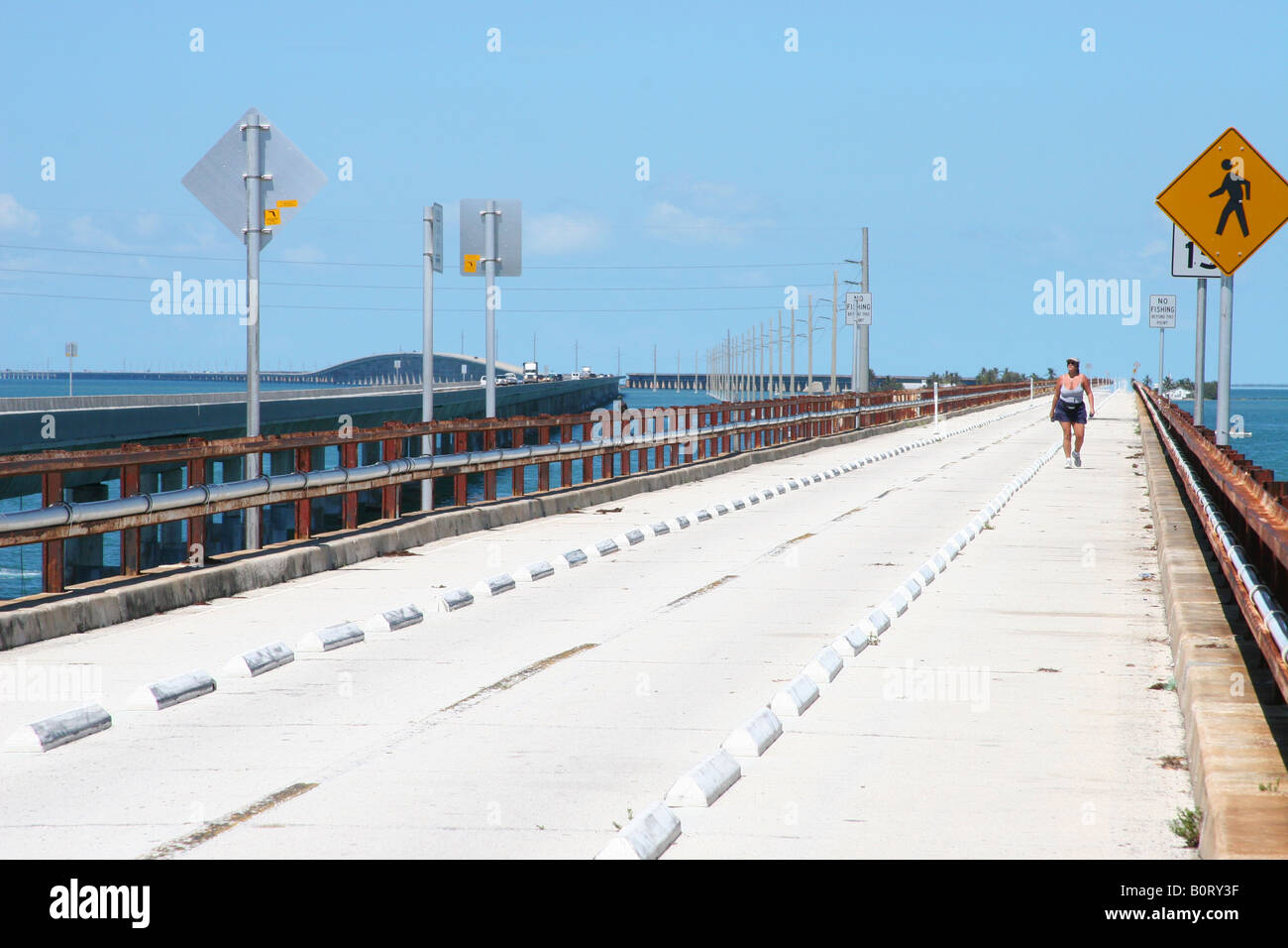 Nine Mile Bridge Florida USA Stock Photo Alamy