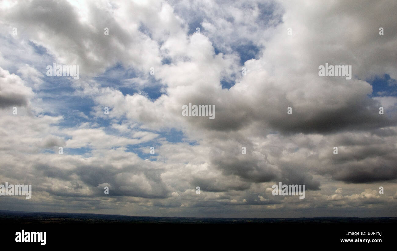 summer cloudy sky Stock Photo - Alamy