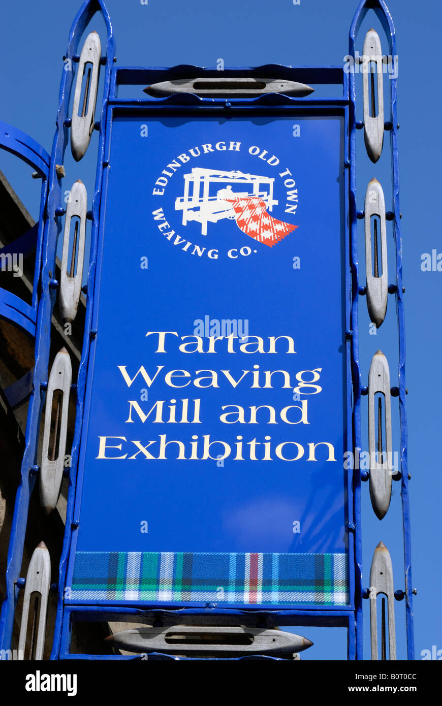 Tartan Weaving Mill, Royal Mile, Edinburgh Stock Photo Alamy